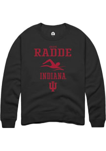 Joseph Radde Rally Mens Black Indiana Hoosiers NIL Sport Icon Crew Sweatshirt