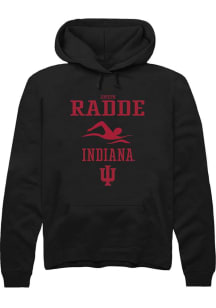 Joseph Radde Rally Mens Black Indiana Hoosiers NIL Sport Icon Hooded Sweatshirt