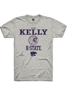 Alyss Kelly Ash K-State Wildcats NIL Sport Icon Short Sleeve T Shirt