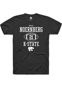 Bryce Noernberg Black K-State Wildcats NIL Sport Icon Short Sleeve T Shirt