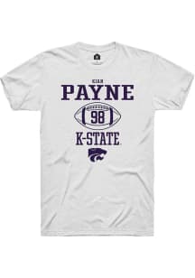 Kian Payne White K-State Wildcats NIL Sport Icon Short Sleeve T Shirt