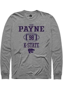 Kian Payne Rally Mens Graphite K-State Wildcats NIL Sport Icon Tee