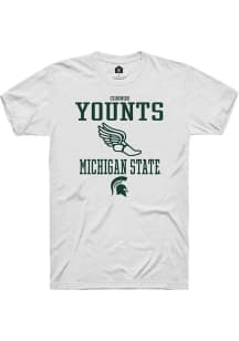 Connor Younts White Michigan State Spartans NIL Sport Icon Short Sleeve T Shirt