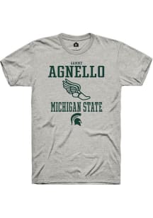 Sammy Agnello Ash Michigan State Spartans NIL Sport Icon Short Sleeve T Shirt