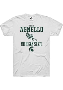 Sammy Agnello White Michigan State Spartans NIL Sport Icon Short Sleeve T Shirt