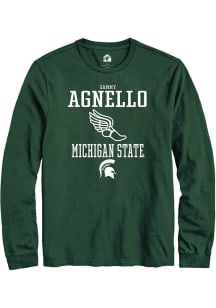 Sammy Agnello Rally Mens Green Michigan State Spartans NIL Sport Icon Tee