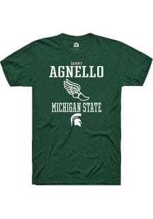 Sammy Agnello Green Michigan State Spartans NIL Sport Icon Short Sleeve T Shirt