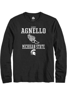 Sammy Agnello Rally Mens Black Michigan State Spartans NIL Sport Icon Tee