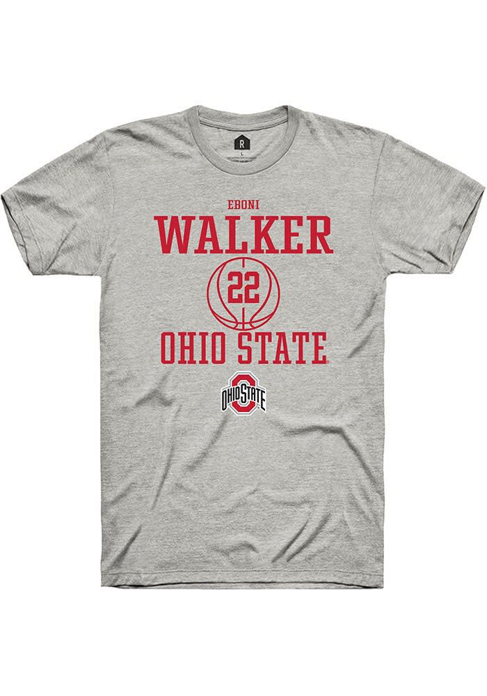 Eboni Walker Ohio State Buckeyes Rally ASH NIL Sport Icon Short Sleeve