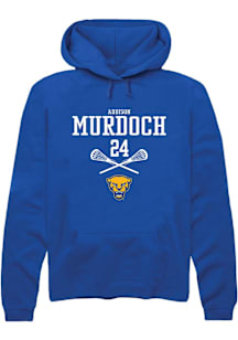 Addison Murdoch  Rally Pitt Panthers Mens Blue NIL Sport Icon Long Sleeve Hoodie