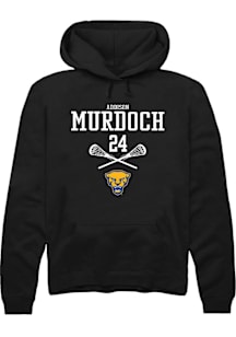 Addison Murdoch  Rally Pitt Panthers Mens Black NIL Sport Icon Long Sleeve Hoodie