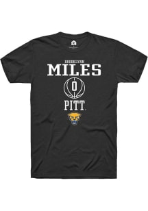 Brooklynn Miles Black Pitt Panthers NIL Sport Icon Short Sleeve T Shirt