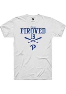 Ethan Firoved White Pitt Panthers NIL Sport Icon Short Sleeve T Shirt