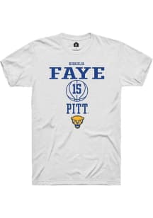 khadija faye White Pitt Panthers NIL Sport Icon Short Sleeve T Shirt