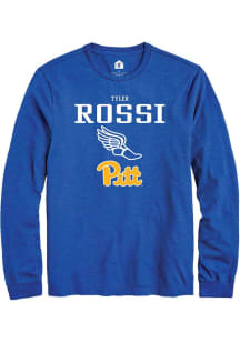 Tyler Rossi Rally Mens Blue Pitt Panthers NIL Sport Icon Tee