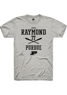 Jules Raymond Ash Purdue Boilermakers NIL Sport Icon Short Sleeve T Shirt