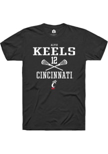 Alyse Keels Black Cincinnati Bearcats NIL Sport Icon Short Sleeve T Shirt