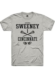 Amanda Sweeney Ash Cincinnati Bearcats NIL Sport Icon Short Sleeve T Shirt