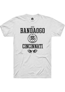 Aziz Bandaogo White Cincinnati Bearcats NIL Sport Icon Short Sleeve T Shirt