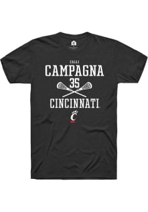 Calli Campagna Black Cincinnati Bearcats NIL Sport Icon Short Sleeve T Shirt