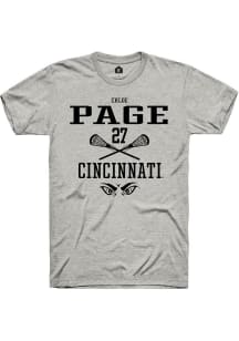 Chloe Page Ash Cincinnati Bearcats NIL Sport Icon Short Sleeve T Shirt