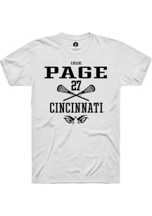 Chloe Page White Cincinnati Bearcats NIL Sport Icon Short Sleeve T Shirt