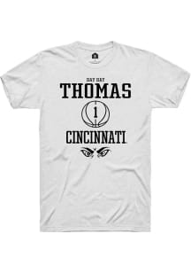 Day Day Thomas White Cincinnati Bearcats NIL Sport Icon Short Sleeve T Shirt