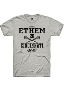 gracie ethem Ash Cincinnati Bearcats NIL Sport Icon Short Sleeve T Shirt