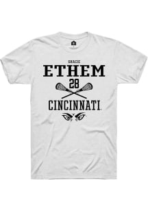 gracie ethem White Cincinnati Bearcats NIL Sport Icon Short Sleeve T Shirt