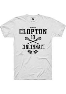 Harper Clopton White Cincinnati Bearcats NIL Sport Icon Short Sleeve T Shirt