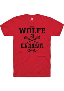 Lexie Wolfe Red Cincinnati Bearcats NIL Sport Icon Short Sleeve T Shirt