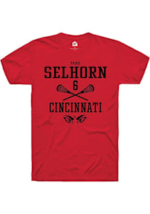 Paige Selhorn  Cincinnati Bearcats Red Rally NIL Sport Icon Short Sleeve T Shirt