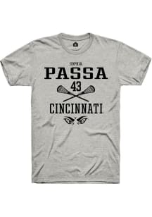 Sophia Passa Ash Cincinnati Bearcats NIL Sport Icon Short Sleeve T Shirt