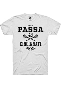 Sophia Passa White Cincinnati Bearcats NIL Sport Icon Short Sleeve T Shirt