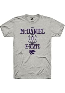 Dug McDaniel Ash K-State Wildcats NIL Sport Icon Short Sleeve T Shirt