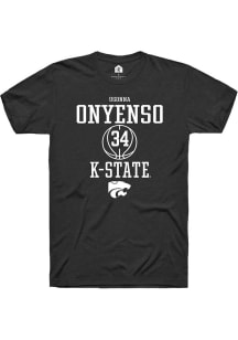 Ugonna Onyenso Black K-State Wildcats NIL Sport Icon Short Sleeve T Shirt