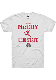 Brielle McCoy White Ohio State Buckeyes NIL Sport Icon Short Sleeve T Shirt