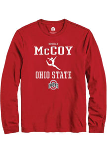 Brielle McCoy Rally Mens Red Ohio State Buckeyes NIL Sport Icon Tee