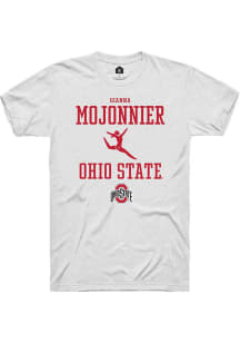 Gianna Mojonnier White Ohio State Buckeyes NIL Sport Icon Short Sleeve T Shirt