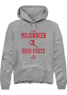 Gianna Mojonnier Rally Mens Graphite Ohio State Buckeyes NIL Sport Icon Hooded Sweatshirt