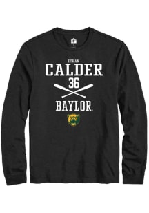 Ethan Calder  Baylor Bears Black Rally NIL Sport Icon Long Sleeve T Shirt