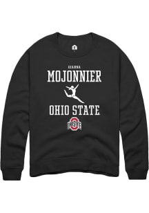 Gianna Mojonnier Rally Mens Black Ohio State Buckeyes NIL Sport Icon Crew Sweatshirt