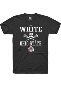 Liam White Black Ohio State Buckeyes NIL Sport Icon Short Sleeve T Shirt