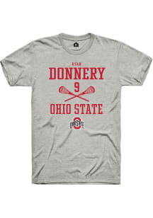 Ryan Donnery Ash Ohio State Buckeyes NIL Sport Icon Short Sleeve T Shirt