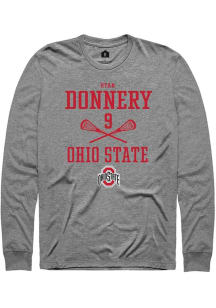Ryan Donnery Rally Mens Graphite Ohio State Buckeyes NIL Sport Icon Tee