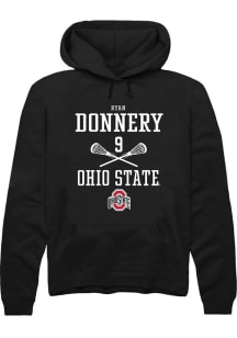 Ryan Donnery Rally Mens Black Ohio State Buckeyes NIL Sport Icon Hooded Sweatshirt