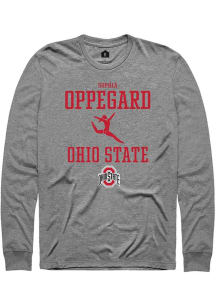 Sophia Oppegard Rally Mens Graphite Ohio State Buckeyes NIL Sport Icon Tee