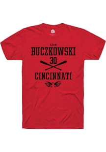 Adam Buczkowski Red Cincinnati Bearcats NIL Sport Icon Short Sleeve T Shirt