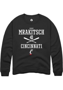 Adam Mrakitsch Rally Mens  Cincinnati Bearcats NIL Sport Icon Crew Sweatshirt