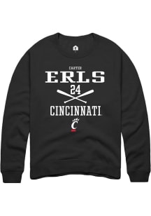 Carter Erls Rally Mens  Cincinnati Bearcats NIL Sport Icon Crew Sweatshirt